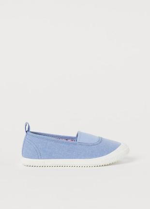 Классные летние слипончики h&m