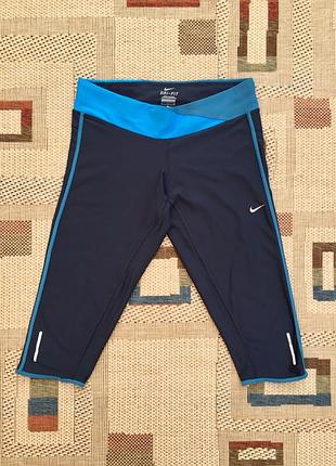 Леггинсы укороченные лосины капри бриджи nike размер м