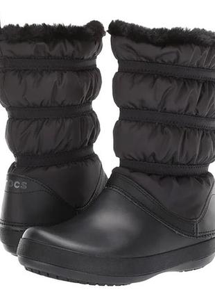 Зимние сапоги crocs crocband winter boot, 100% оригинал6 фото