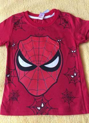 Футболка для мальчиков  человек паук  размер 92
