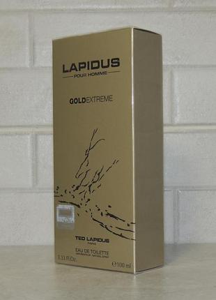 Ted lapidus pour homme gold extreme 100 мл для чоловіків оригінал1 фото