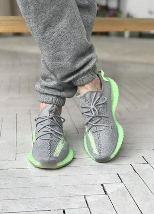 Мужские кроссовки adidas yeezy boost 350 v2 grey 42-43-44-454 фото