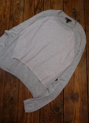 Тонкий хлопковый свитер topshop uk8 eur36 широкий крой5 фото