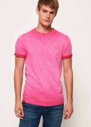 Superdry футболка розовая