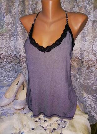 Шикарная маечка с кружевом