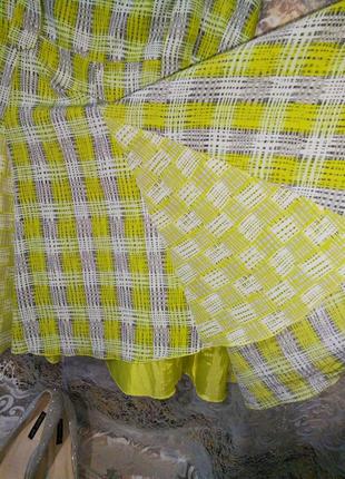 Салатовая нежная юбка клеш3 фото