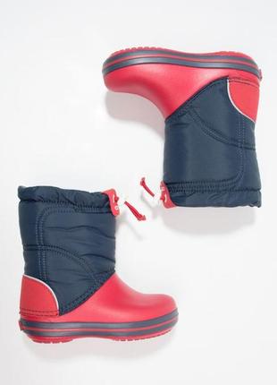 Детские сапоги crocs crocband lodgepoint snow boots, 100% оригинал5 фото