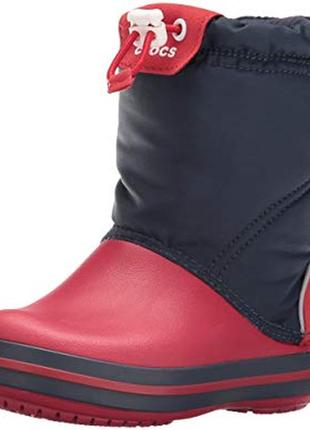 Детские сапоги crocs crocband lodgepoint snow boots, 100% оригинал3 фото