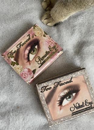 Палетка тіней too faced