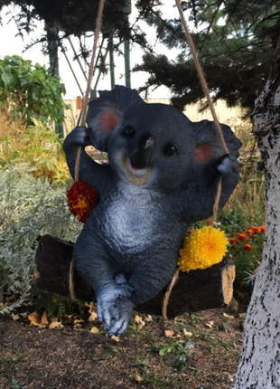 Навіс з полистоун коала садова фігура3 фото