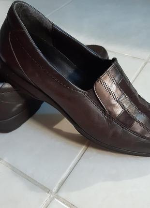 Кожаные туфли , размер 8h ( 41/41,5), ara2 фото