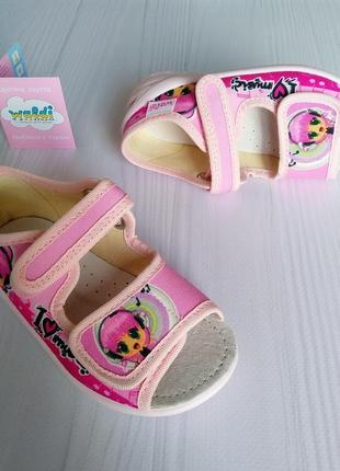Тапочки, босоножки waldi для девочек