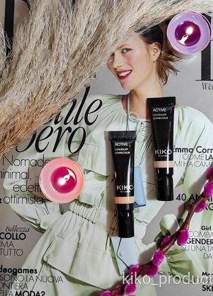 Консиллер для обличчя "kiko active concealer"1 фото