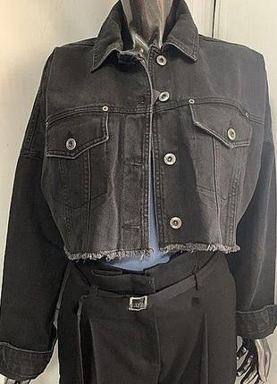 Укорочена джинсовці на весну - літо