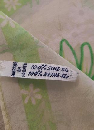 Шёлковый, винтажный шарф nina ricci3 фото