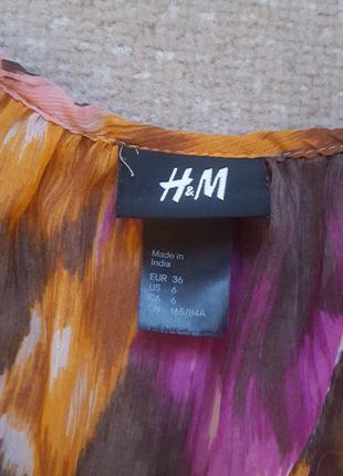 Легкая пляжная туника платье h&m3 фото
