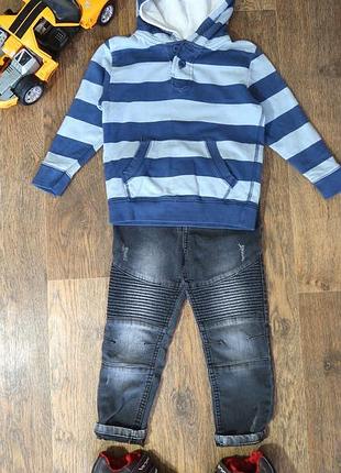 Теплая капюшонка худи пайта c начесом