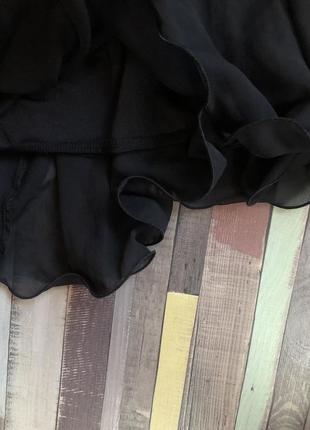 Черный шифоновый сарафан, нарядный сарафан с паетками ( англия)3 фото