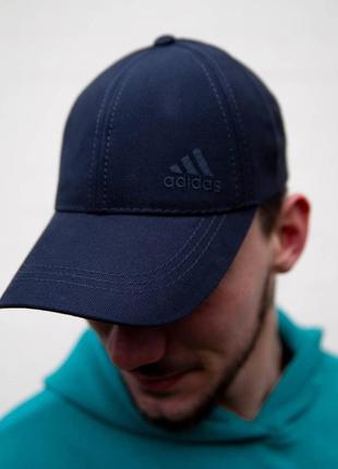 Кепка adidas синяя бейсболка адидас