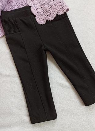 Набор на девочку( вязаная кофта, джинсы, лосины)6 фото