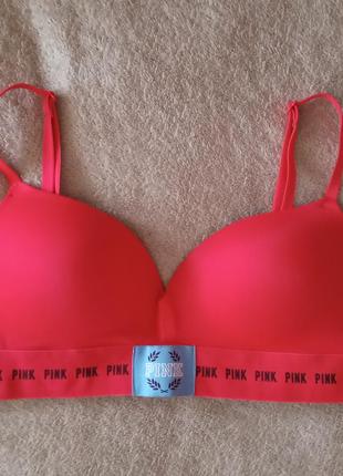 Бюстгальтер pink от victoria's secret, размер 32с