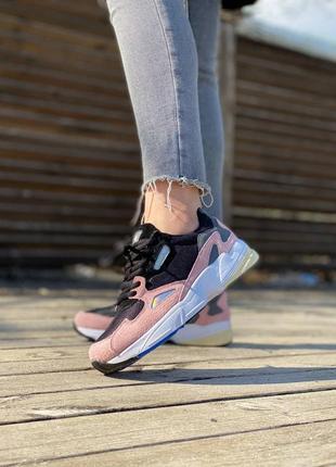 Женские кроссовки adidas falcon pink8 фото