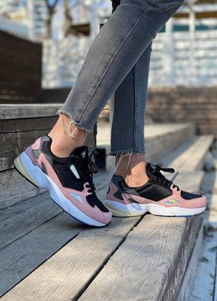 Женские кроссовки adidas falcon pink