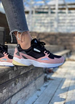 Женские кроссовки adidas falcon pink6 фото