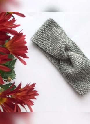 Вязанная повязка чалма