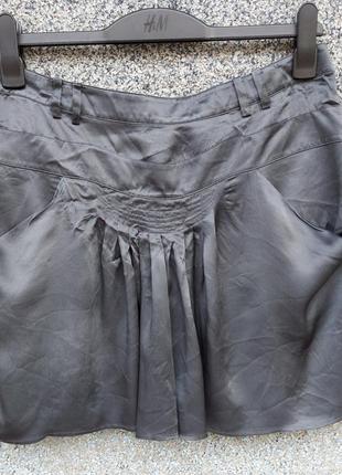 Chloe юбка мини шелк