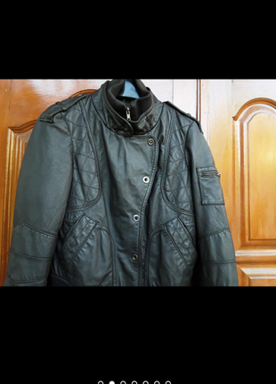 Фірмова шкіряна куртка only, оригінал, розмір m-l.3 фото