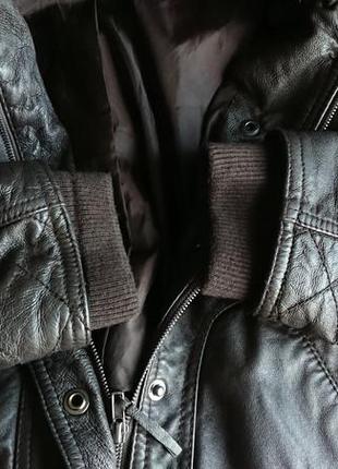 Фірмова шкіряна куртка only, оригінал, розмір m-l.7 фото