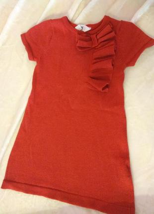 Червона сукня для дівчинки від h&m