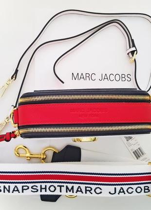 Кожаная оригинальная сумка-клатч через плечо marc jacobs4 фото