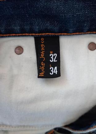 Джинси nudie jeans average joe cloudy vintage made in italy5 фото