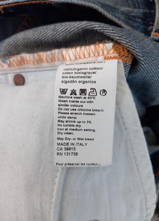 Джинси nudie jeans average joe cloudy vintage made in italy6 фото