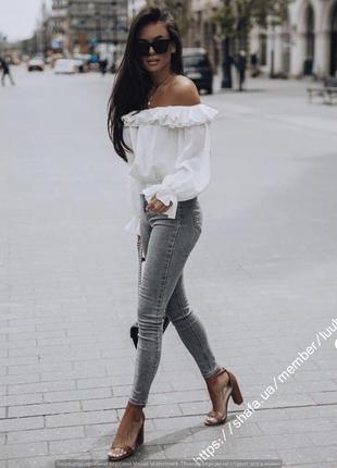 💜блуза шифон з рюшами💜44-46-48