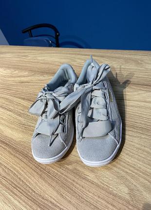 Замшеві жіночі кросівки puma2 фото