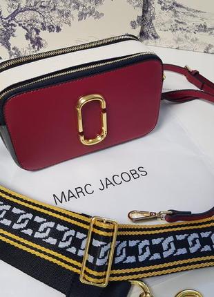 Кожаная оригинальная сумочка-клатч через плечо marc jacobs9 фото