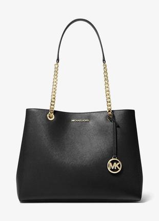 Новая сумка тоут michael kors susannah large сафьяновая кожа оригинал1 фото