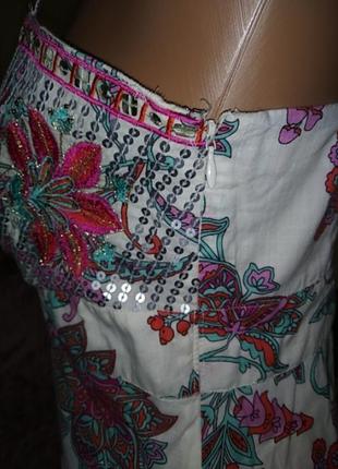 Платье сарафан коттоновый monsoon оригинал3 фото
