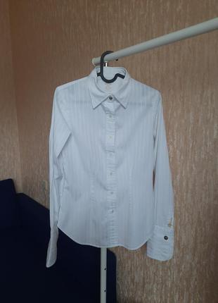 Женская классическая рубашка приталеная винтаж4 фото