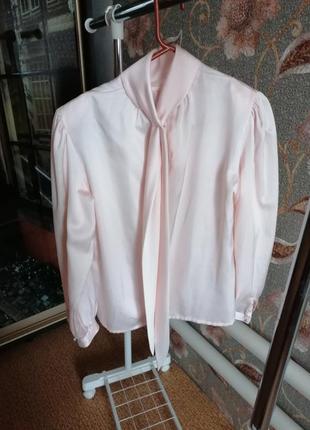 Атласная блуза, американский винтаж2 фото