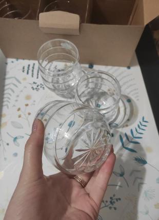 Набір кришталевих стаканів неман