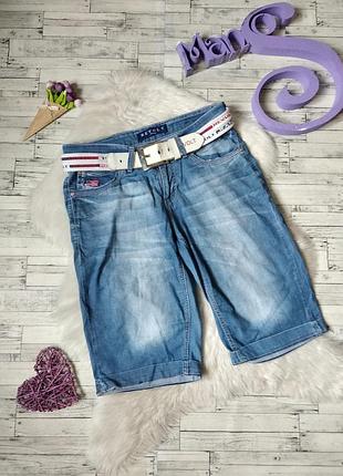 Джинсові шорти revolt denim чоловічі з поясом