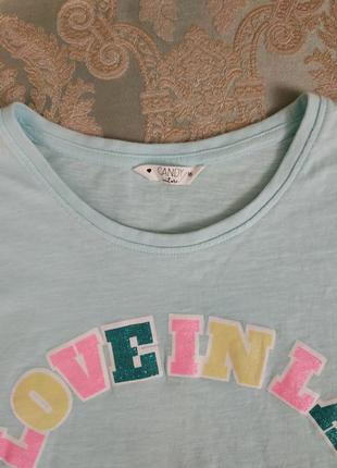 Укороченная футболка топ  candy couture с надписью  love in la5 фото