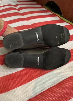 Кожаные шикарные мегаудобные туфли балетки hotter/100% кожа4 фото