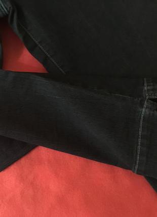 Джинсовые капри черные 2