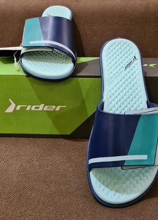 Шлёпанцы женские райдер (rider pool slide fem) модель 82569 мятний цвет3 фото