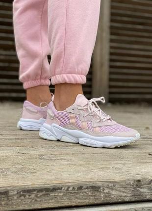 Жіночі кросівки adidas ozweego white pink 37-38-399 фото